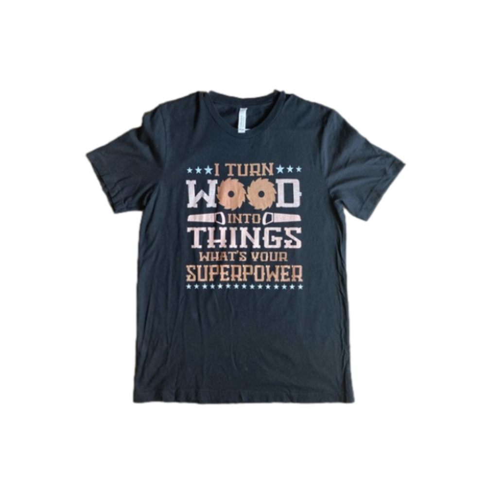 100% Cotton “Wood Worker” T-shirt Size Large